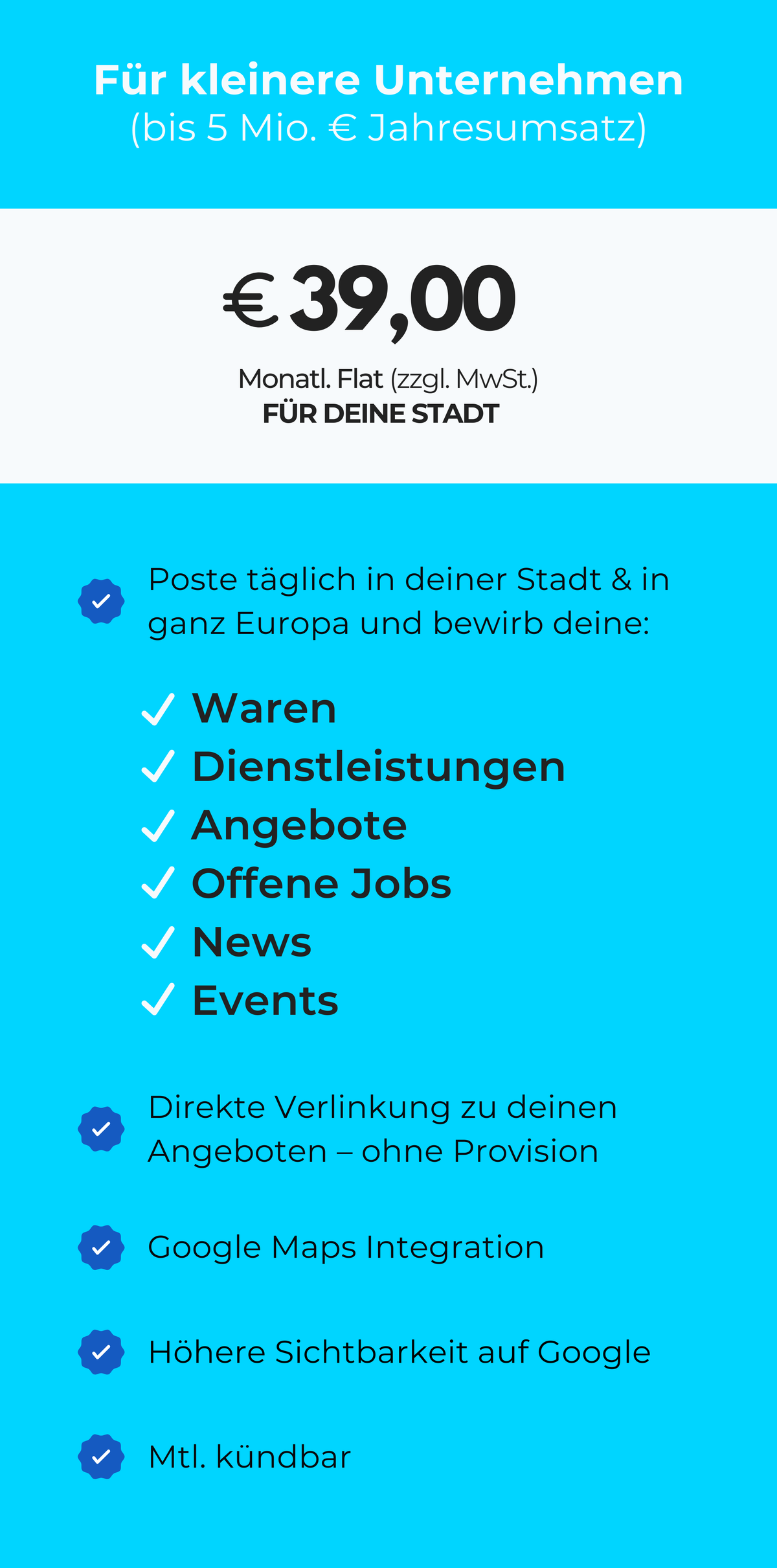 LOCAL PARTNER – für kleinere Unternehmen bis 5 Mio. € Jahresumsatz Für 3 Städte (Copy)